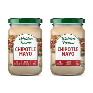 Walden Farms Flavored Mayo - Sugar Free, Calorie Free, Fat Free, Carb Free, Gluten Free 2 BOTTLES - 24 Ounce