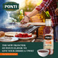 Ponti Premium BBQ Glaze, Sweet Vinaigrette, 8.8 Fl Oz, Perfect for Marinades and Pasta Dishes