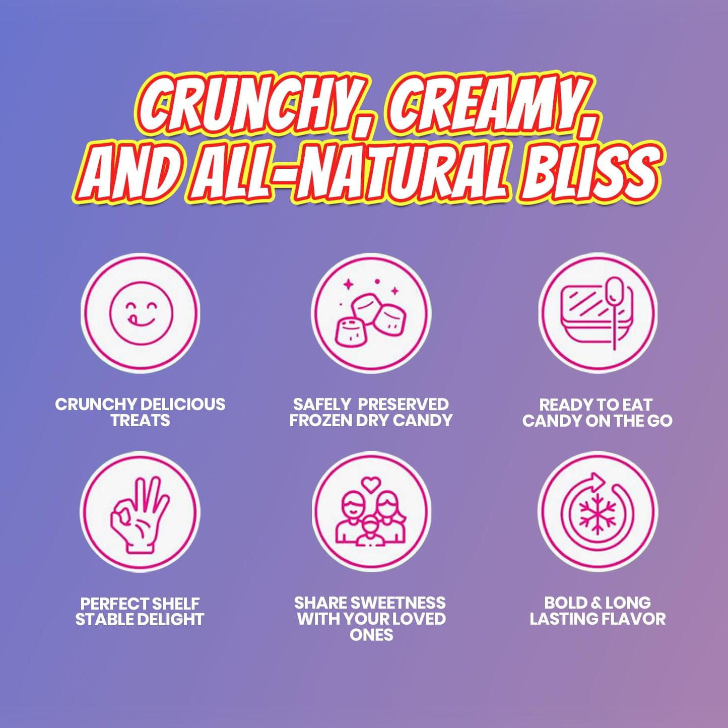 Caramel Apple Bites Freeze Dried Fruit Candy From Tiktok, Asmr Crunchy Candy, Sweet And Sour Kids Snacks, Unique Novelty Snack F