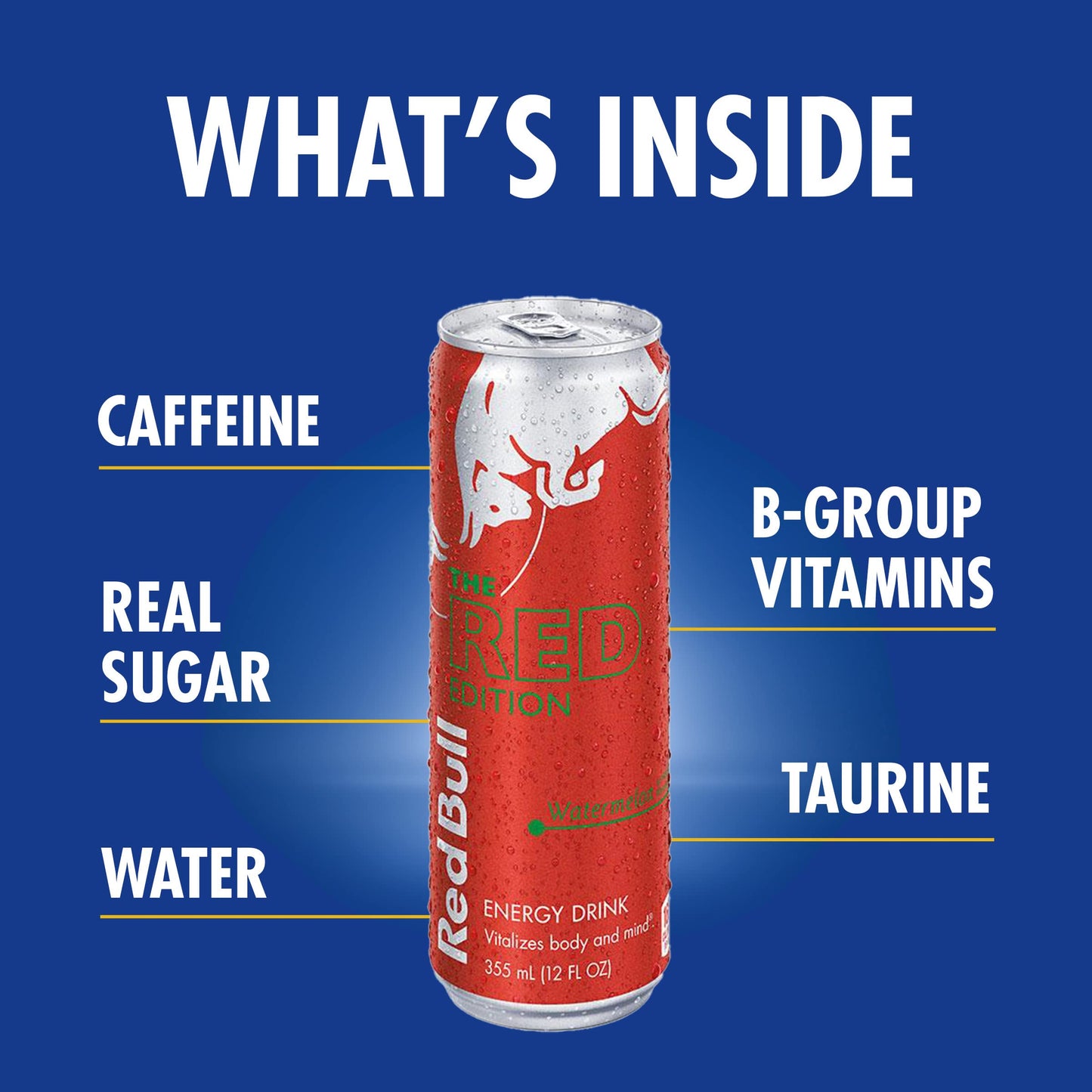 Red Bull Energy Drink Summer Edition, 8.4 Fl Oz, Model RB230365S