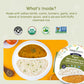 Food Earth - Split Lentil Curry & Steamed Rice Meal - Ready To Eat Cuisine - Vegan Plant-Based Organic Gluten-Free Gmo-Free - He