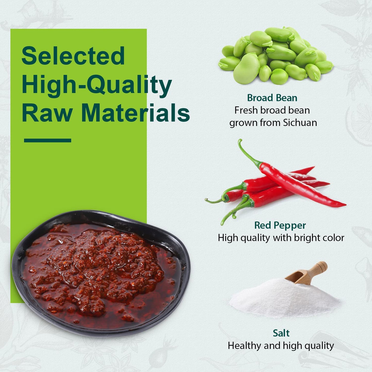 Soeos Sichuan Broad Bean Paste with Chili Oil 28.22oz (800g), Hongyou Doubanjiang, Pixian Doubanjiang Chili Paste, Ingredient fo