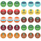 KUPIX Flavored K-Cups Coffee Pods Variety Sampler - 30 Count, Includes Starbucks Hazelnut, Caramel, Cinnamon Dolce & Vanilla