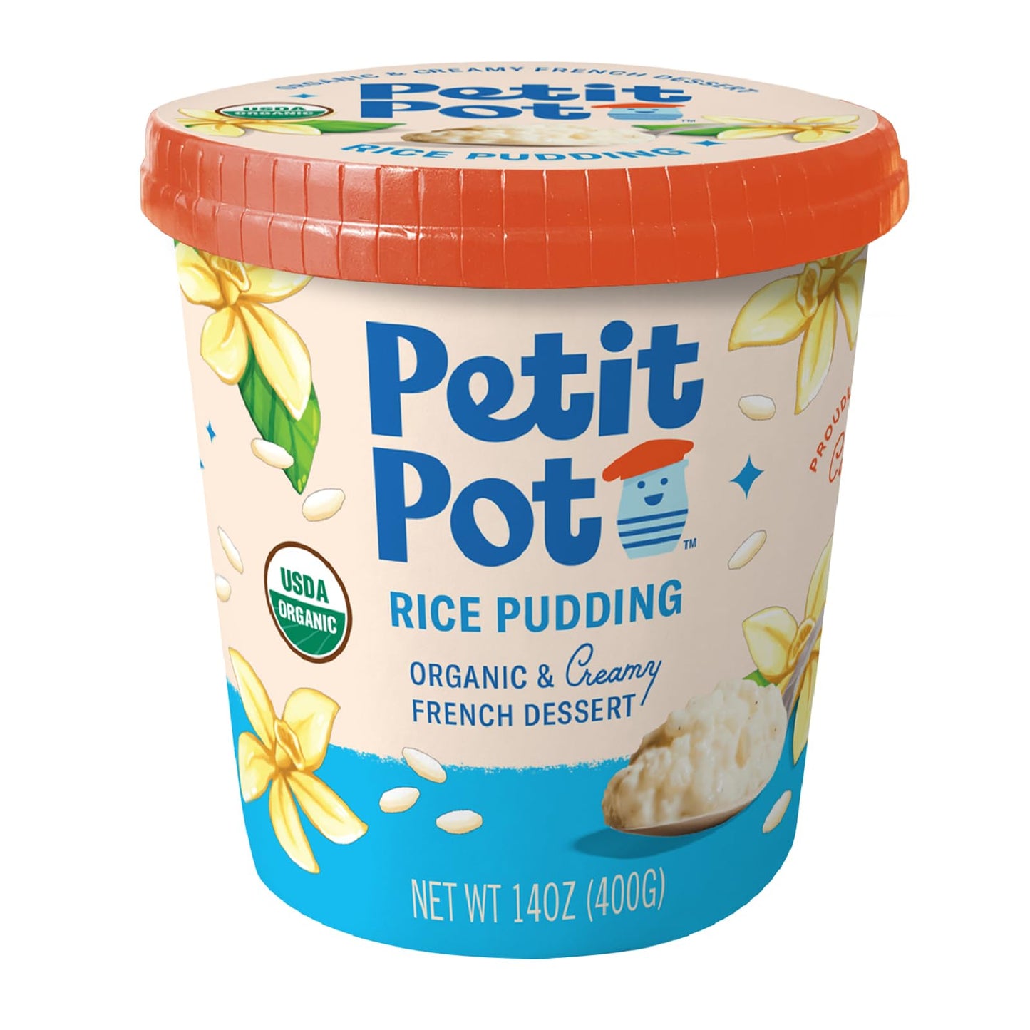 PETIT POT Organic Rice Pudding, 14 OZ