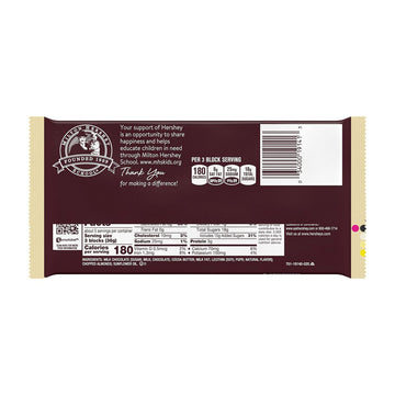 Hershey'S Milk Chocolate With Almonds Giant Candy, 6.8 Ounce (Pack Of 12)