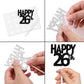 18Pcs Black Glitter Happy 26Th Dessert Cupcake Topper Pick For Funny Legend Since 1983 Theme Decor Supplies Men Women Happy 26 B