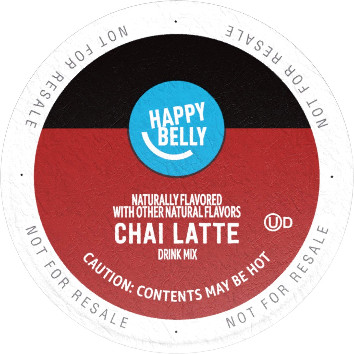 Happy Belly Chai Latte Tea Pods Compatible with 2.0 K-Cup malt-inspired, 24 Count