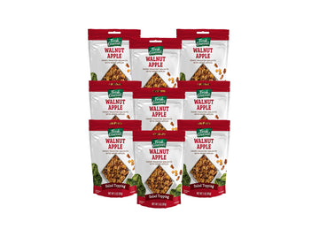 Fresh Gourmet Walnut Apple Salad Topping, 3oz, 9-Pack - Crunchy & Sweet Topping for Salads, Oatmeal, Yogurt, Bowls & More - Rese