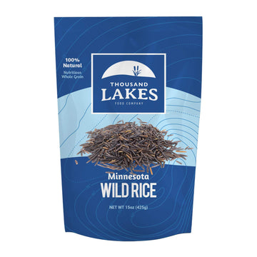 Thousand Lakes Minnesota Grown Wild Rice - 15 Ounces | 100% Wild Rice | All Natural
