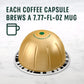 Starbucks Vertuo Coffee Pods, Vanilla Flavor, 32-Count, Brews 7.8 oz, Model DAC-1843, 8 Ounce (Pack of 4)