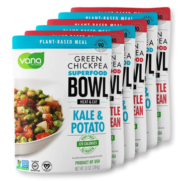 Vana Life's Foods Plant based Ready Meal - Smokey Chipotle and Hearty Potato - Indian Cuisine Ready to Eat Meals, Vegan, No Pres
