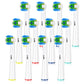 Schallcare Replacement Brush Heads Compatible With Braun Oral B Electric Toothbrush - Floss Toothbrush Head For Oral B Pro 1000 