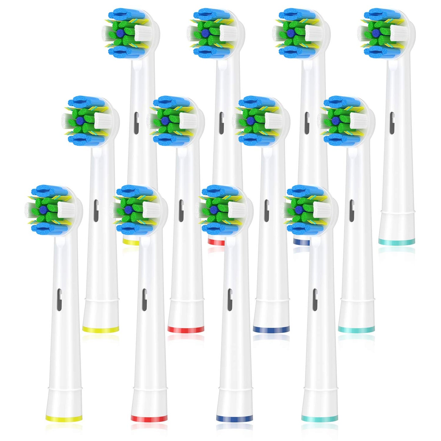 Schallcare Replacement Brush Heads Compatible With Braun Oral B Electric Toothbrush - Floss Toothbrush Head For Oral B Pro 1000 