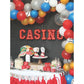 Fun Express Buttermints -  card-style Design, 14 Ounce Bulk Pack, Individually Wrapped, Black/Red/White