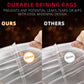 Dimeshy Turkey Brining Bag, 26''  22'' 2 Packs Extra Large Brine Bag With 2 Strings Thickened Brining Bag Holds Up To 35 Pounds,
