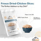 Mountain Essentials Freeze-Dried Diced Chicken – Fully Cooked And Ready To Eat | Everyday Pantry Staple For Meal Prep, Camping & Emergency Survival | Enhanced Quality Meat | 10 Servings Per Pouch | Made In Usa | 7-Year Shelf Life | Pack Of 1