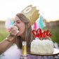 Rssta i Cake Topper - Glitter Heart for Valentines Day, Wedding, Birthday - Model XM230-red, Red Paper Decoration