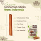 Olde Tradition Spice Organic Cinnamon Sticks Whole 4 Sticks, 4 oz - Ethically Sourced for Cooking, Drink & Crafting