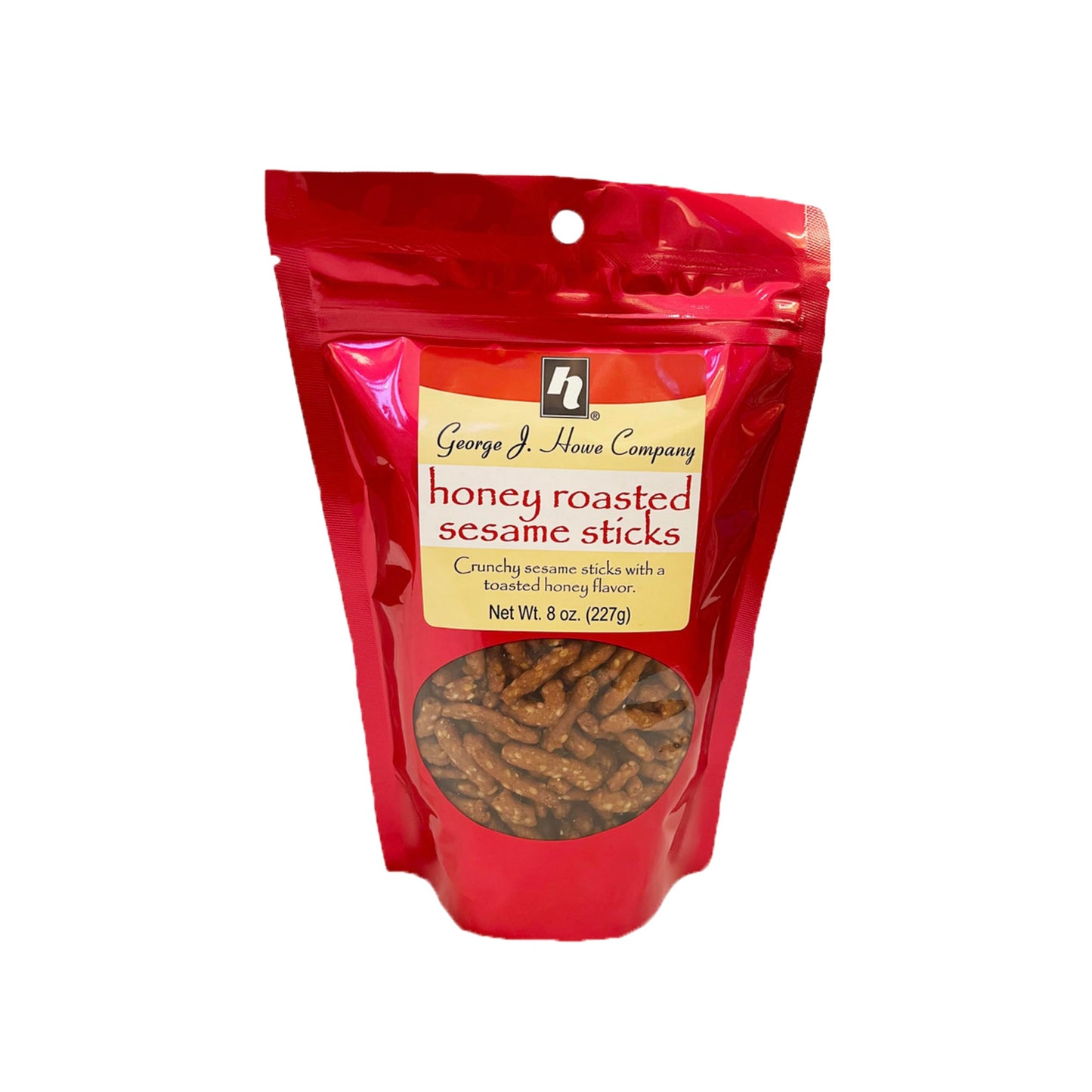 HOWE Honey Roasted Sesame Sticks Snack Crackers 8 oz Bag