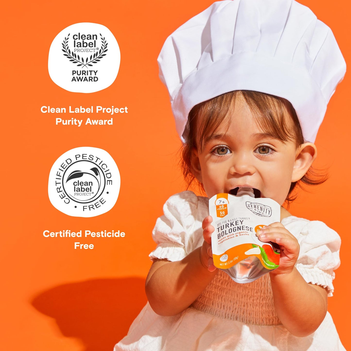 Serenity Kids 7+ Month Bone Broth Puree Made With Organic Veggies - Clean Label Project Purity Award Certified - Bpa-Free Pouch