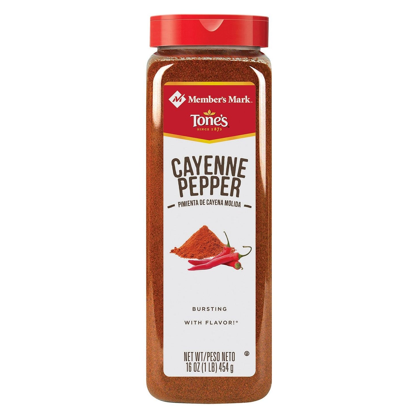 Members Mark Ground Cayenne Pepper by Tones, 16 Ounce