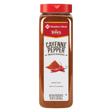 Members Mark Ground Cayenne Pepper by Tones, 16 Ounce