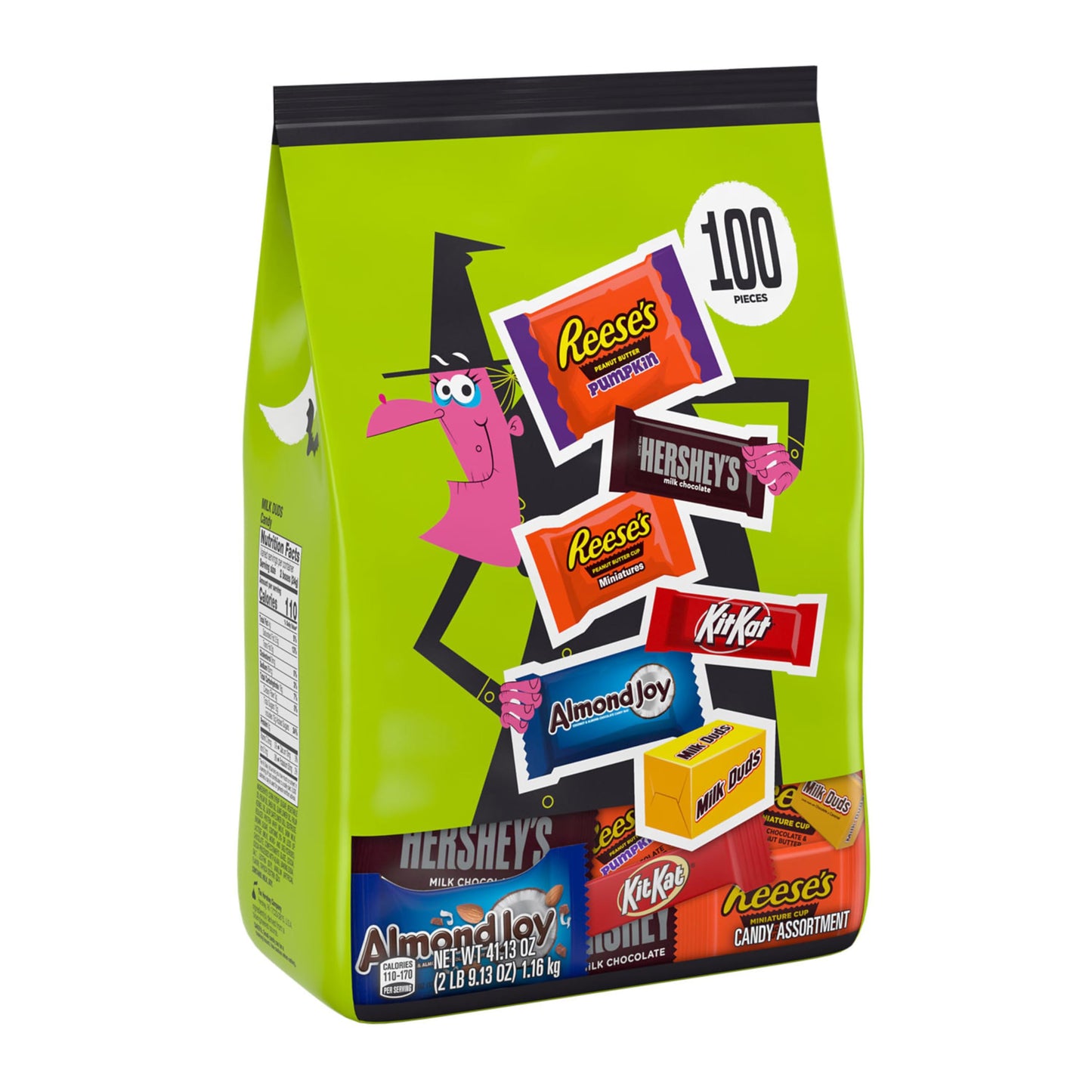 HERSHEYS Assorted Flavored  Halloween Candy Bulk Bag  41.13 oz (100 Pieces)