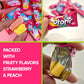 COELO MyChew Soft Chewing Candy Assortment, Strawberry & Peach Flavors, 284g (10oz) Sharing Size Gummy