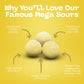 Barnetts Mega Sour Candy - Handmade Sour Coating - 104g Sweet Bags