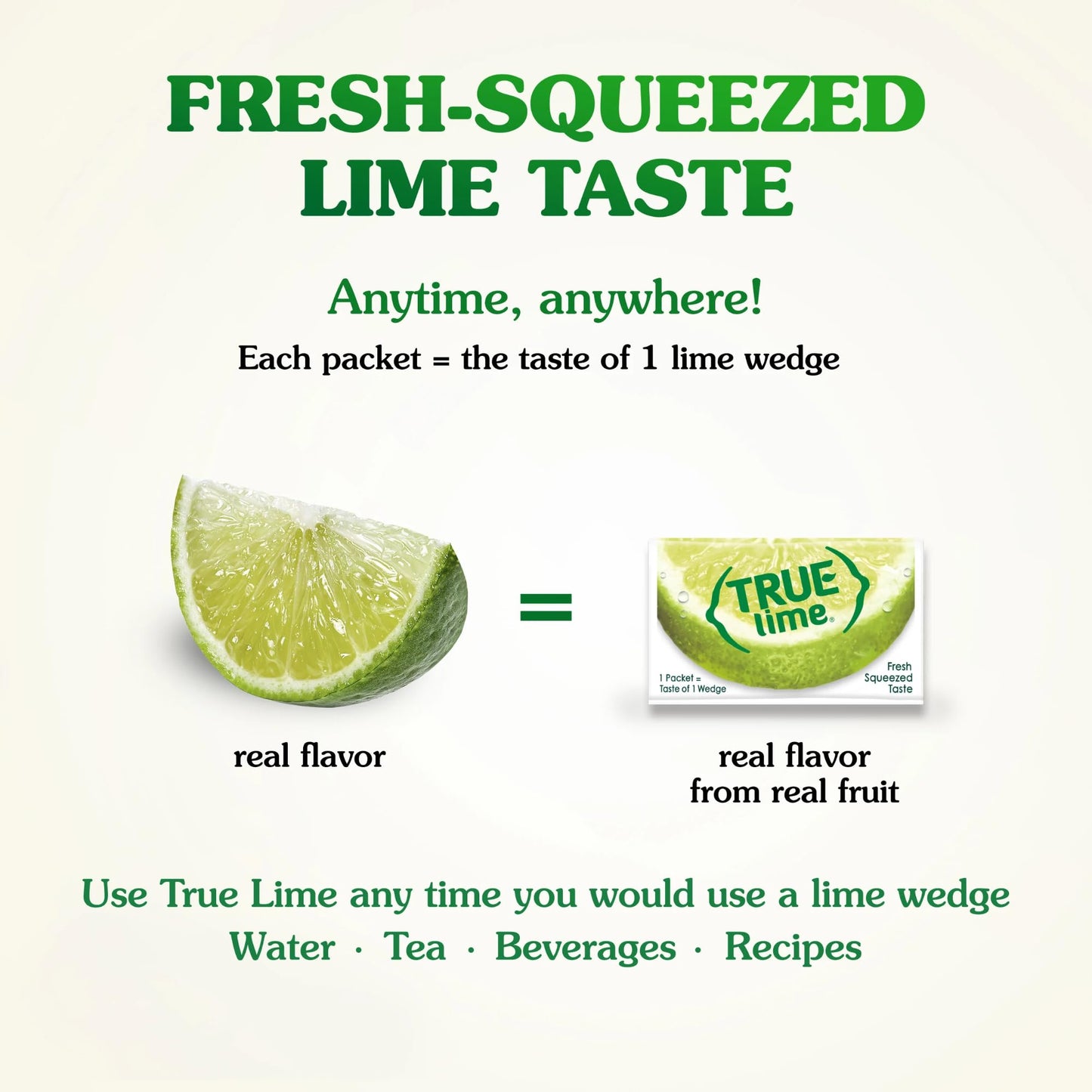 True Lime And True Orange Bulk Dispenser Packets 100Ct (2Pk Variety). Sugar Free, Natural Flavored Water Enhancer, Packets Are G