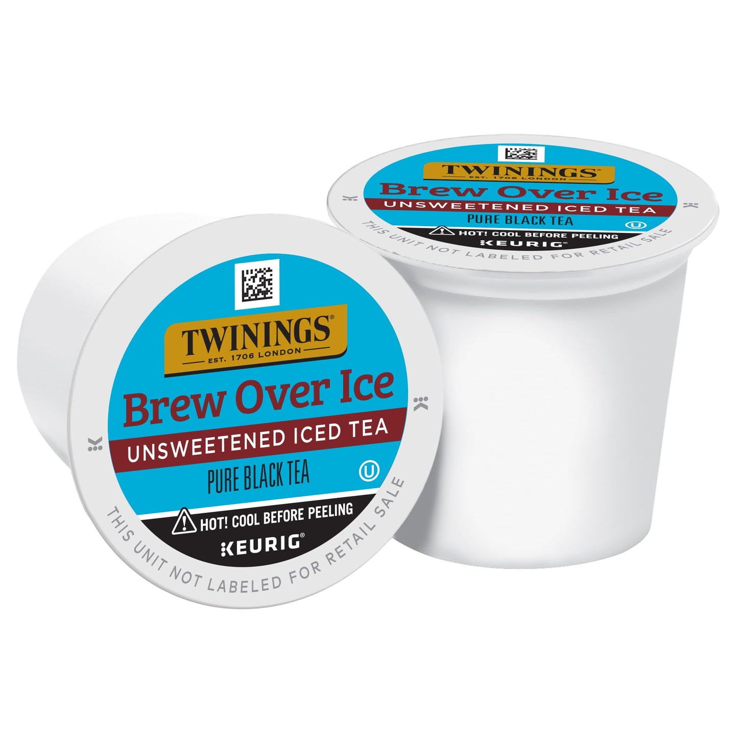 Twinings Iced Tea Unsweetened Black Tea K-Cup Pods For Keurig, Caffeinated, Refreshing, Smooth, Black Tea, 24 Count (Pack Of 1)