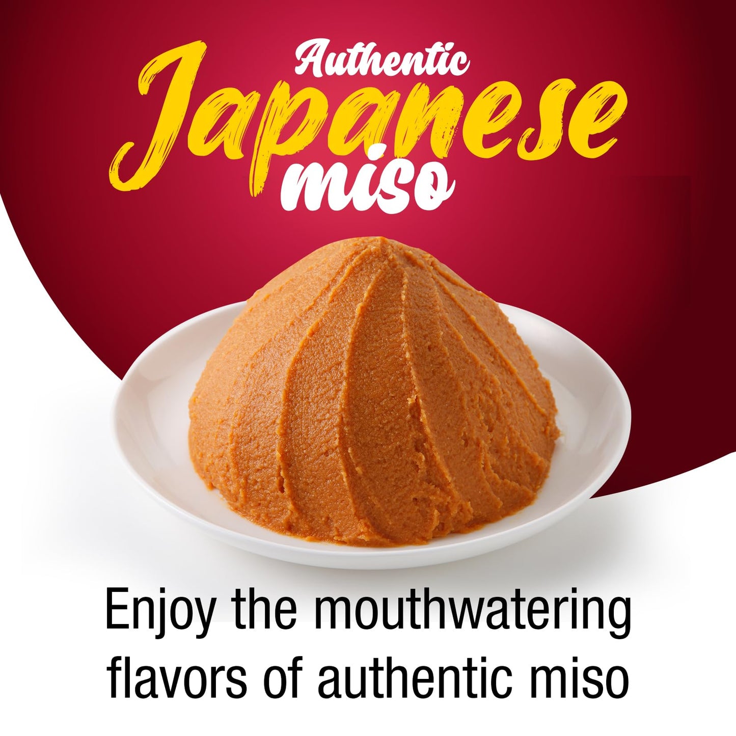 Fusion Select Organic Red Miso Paste, 10.58 oz - Savory Japanese Seasoning for Soup, Broth, Sauce, Marinade, Ramen - 15 Servings