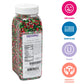 DECOPAC Christmas Fusion Mix Candy Sprinkles, 26oz, Fancy Sprinkles in Handheld Container, Festive Edible Sprinkles For Holiday