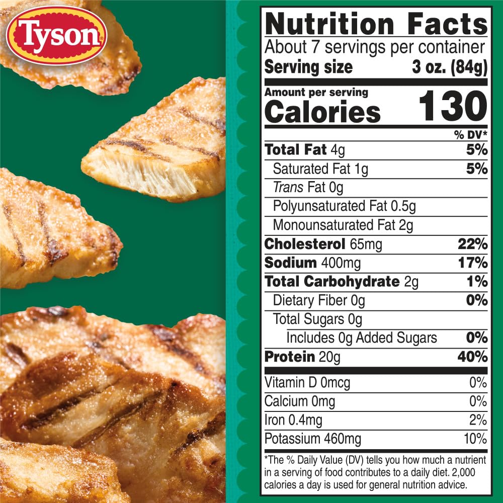 Tyson Grilled Chicken Tenders, 20 Oz (Frozen)
