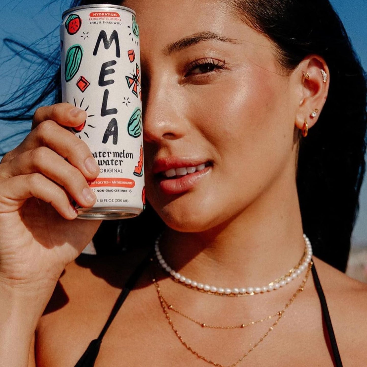 Mela Water Watermelon Juice Drink, Electrolytes & Antioxidants, Refreshing Hydration, Coconut Water Alternative, Vitamin C, Pine