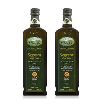 Frantoi Cutrera - Segreto Degli Iblei - Extra Virgin Olive Oil - Sicilian D.O.P Certified Italian, Pure 2022/23 Early Harvest Fi