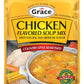 Grace Chicken Flavored Soup Mix 2.12Oz - 6 Pack - Jamaican Country Style Seasoned Chicken Soup Mix - Packaged Dry Soup Mix Packe