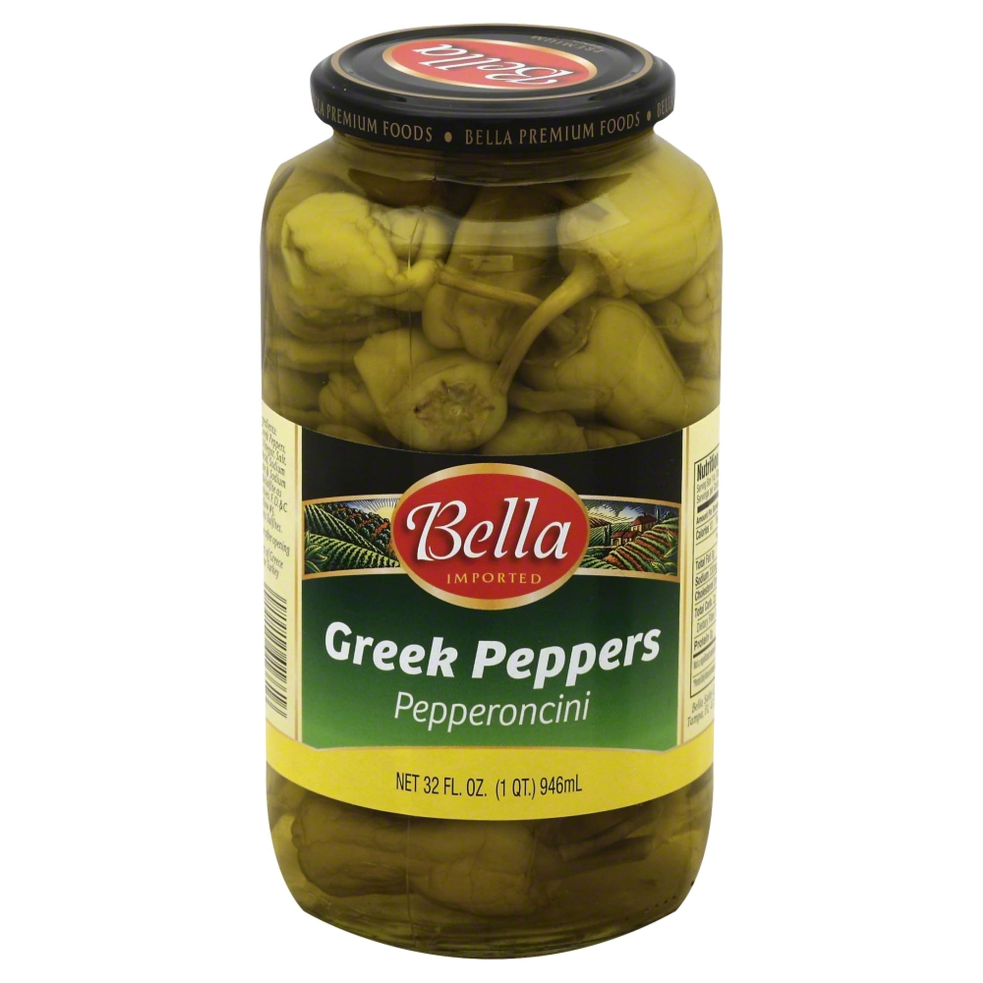 Bella Pepperoncini Greek Salad Pepper, 32 Ounces (Pack of 6)