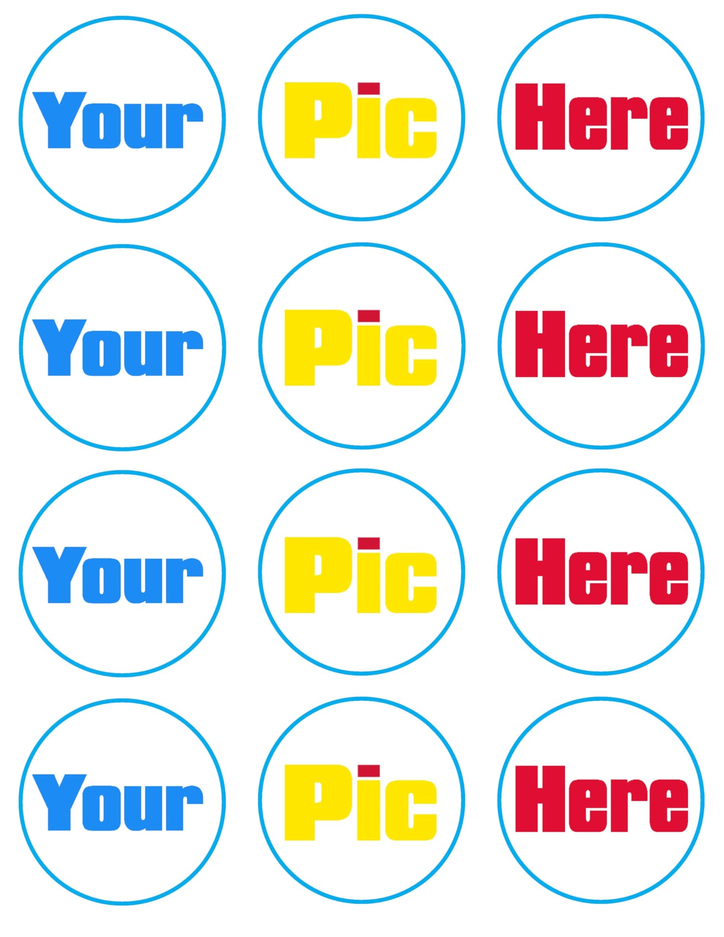 Custom Edible Cake Image Personalized Make Your Own Cake Toppers 1/4 8 X 11 Inches Birthday Cake Topper