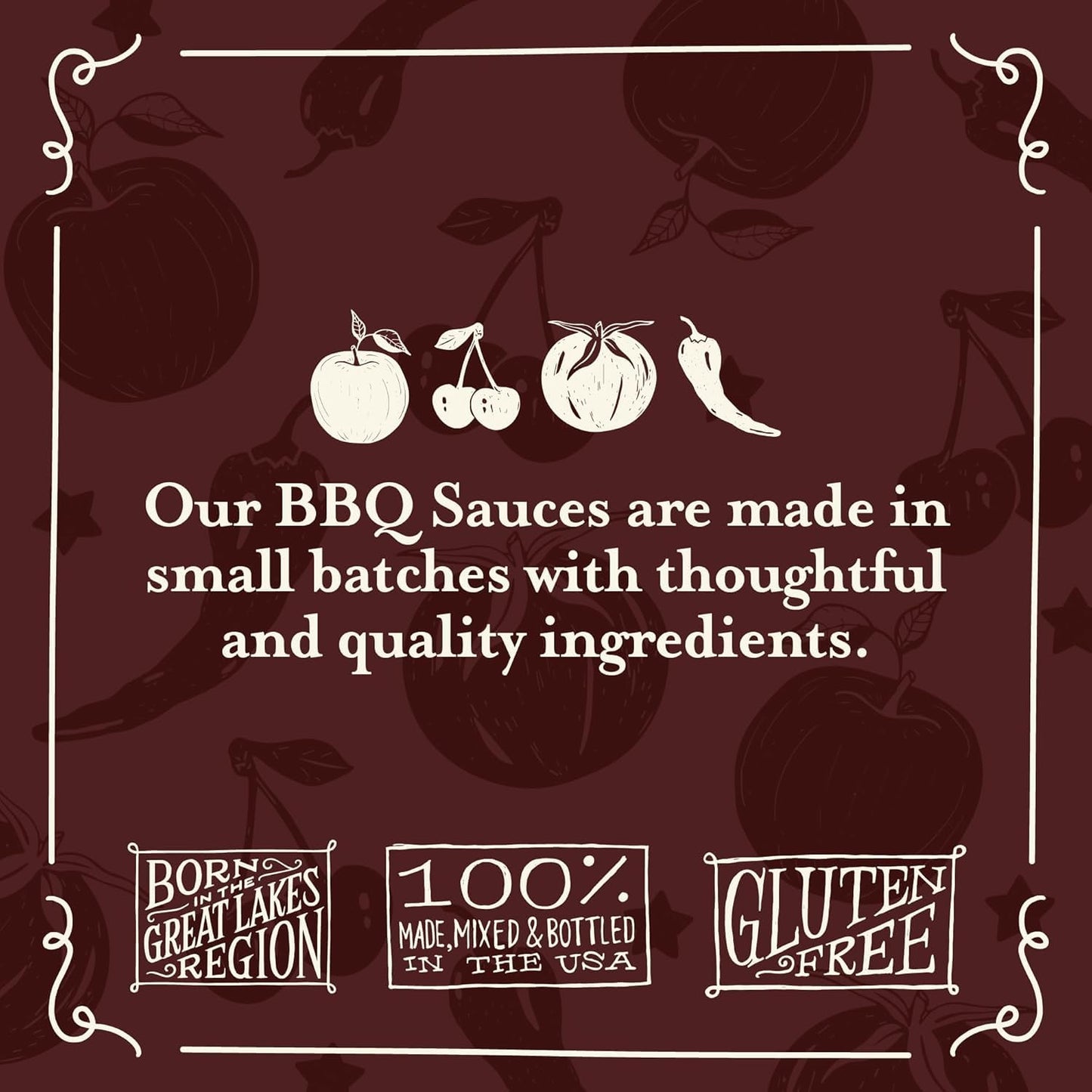 Brownwood Farms BBQ Sauce, Sweet & Tangy, 20 Ounce, Apple Bacon, Made in Small Batches, Great on Fries, Meatloaf, Burgers