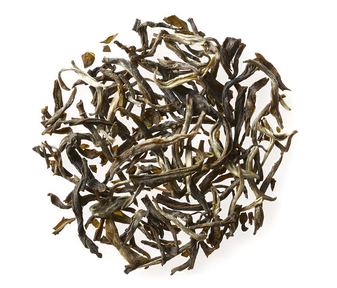 Golden Moon Organic Jasmine Loose Leaf Tea, 8 Ounce, 96 Servings - Premium Quality Herbal Tea for Aromatic Flavor and Relaxation