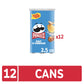 Pringles Potato Crisps Chips, Lunch Snacks, On-The-Go Snacks, Grab N' Go, Salt And Vinegar (12 Cans)