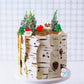 Ercadio 25 Pack Resin Christmas Cupcake Toppers Santa Claus Snowman Christmas Tree Cupcake Picks Resin Socks Cupcake Toppers For