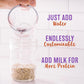 Oatsome Maple Overnight Oats with Flax and Chia, Gluten-Free Oatmeal with 6g of Protein, 7.8oz Bag