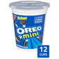 Oreo Mini Chocolate Sandwich Cookies, Go-Paks, 12 - 3.5 Oz Cups