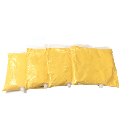 Paragon Muy Fresco Package of one (1) Cheddar Cheese Sauce Bags, Disposable Pouch, One (1) bag, Yellow