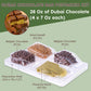 Dubai Chocolate Bar Kit  DIY Make Four Bars (16 Oz Belgian Choco  8.5 Oz Pistachio Cream  4-Piece Polycarbonate Mold  3.5 Oz Dried Kataifi)  DIY Dubai Pistachio Chocolate Kit  All-in-One Gift for Choco Lovers