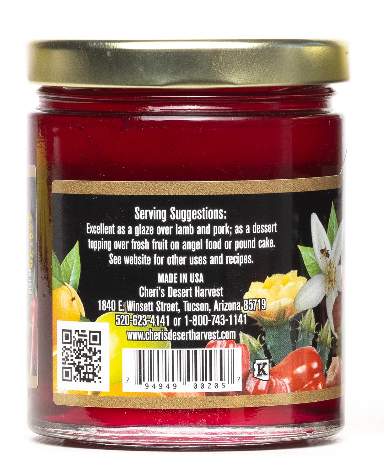 Cheris Desert Harvest, Jelly Prickly Pear Cactus, 8 Ounce (2 Jars)