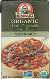 Dr. McDougall's Right Foods Organic Vegetable Soup, Lentil, 18-Ounce (Pack of 6)