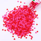 Red Pink Heart Confetti Sprinkles For Cake Decorating, 3.52Oz Edible Valentine Sprinkles Bulk For Cupcake Toppers Baking Cookie
